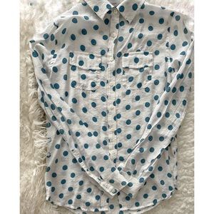 Women's Blouse Polka dots long sleeve
